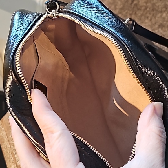 Gucci GG Marmont Small Matelasse Canvas Leather Crossbody Bag - Picture 14 of 17